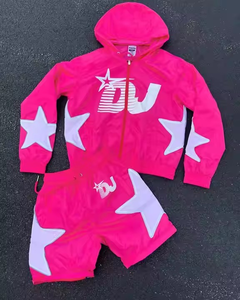 Chándales cortavientos de nailon para hombre de fabricante superior con logotipo bordado recién llegado, diseñe su propio estilo, chándales transpirables unisexTracksuits - Product Image 5