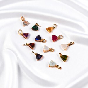 Pierre de naissance émeraude billion pendentif broche réglage breloques bijoux bijoux de mode en gros bas prix pendentifs - Product Image 3