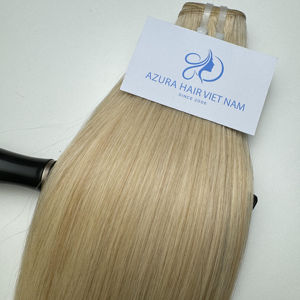 Vente en gros 6-32 pouces lâche vague profonde vente chaude os droit 613 blond vietnamien trame de cheveux humains faisceaux - Product Image 1