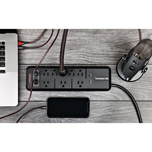 Téléviseur intelligent LED 8K de 85 pouces avec optimiseur de mouvement et multiprise intelligente 8 ports USB-A USB-C avec protection contre les surtensions - Product Image 2