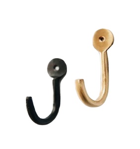 ตะขอแขวนผนังโลหะสีทองและสีดำที่สมบูรณ์แบบสำหรับการจัดเก็บประตูห้องครัวห้องน้ำบ้านที่ทันสมัย - Product Image 1