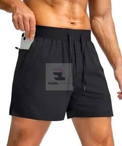 Pantalones cortos deportivos atléticos personalizados 100% pantalones cortos de poliéster para gimnasio - Product Image 3