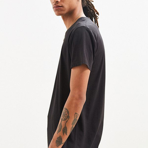 Camiseta Informal de Manga Corta con Cuello Redondo y Corte Regular para Hombre, Camiseta Premium Lisa - Product Image 2