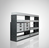 Systèmes d'étagères modulaires en métal OEM de haute qualité, structure démontable, rangement pour véhicule utilitaire, finition moderne en poudre électrostatique