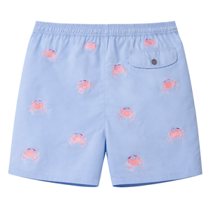 Shorts de Baño Azul Claro para Hombre, Secado Rápido, Tela Suave, Cintura Elástica - Product Image 2