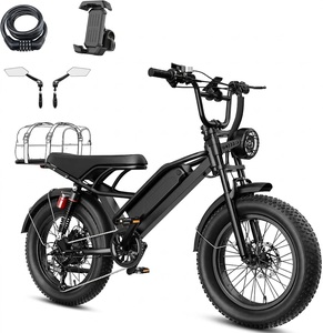 Bicicleta Eléctrica YR20-Pro, Alcance Máximo de 80-90 Millas y Velocidad de 32-38 MPH, Neumáticos Anchos |   Bicicleta Eléctrica de 3000W de Potencia Máxima, Batería de 48/52V 20AH, 5 Modos de Conducción, Bicicleta Doble - Product Image 1