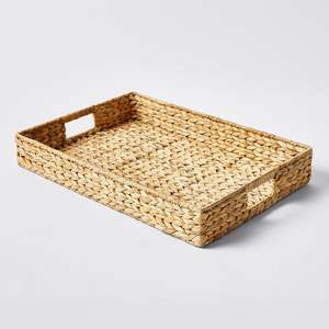 Bandejas artesanales para decoración del hogar, exhibición y almacenamiento, bandeja de jacinto de agua natural más vendida - Product Image 2