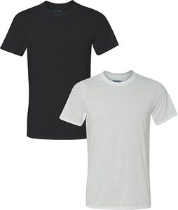 เสื้อยืดแขนสั้นคอกลมผ้าโพลีเอสเตอร์100% สำหรับผู้ชายพิมพ์โลโก้ได้เป็นมิตรกับสิ่งแวดล้อมและระบายอากาศได้ดี - Product Image 5