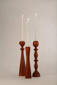 Chandelier en bois photophore support de bougie en bois pour noël mariage fête d'anniversaire décoration de la maison - Product Image 2