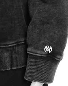 Sweat-shirt à capuche vintage personnalisé, lourd, délavé à l'acide, pour hommes, sweat-shirt à fermeture éclair surdimensionnée avec poche simple pour l'hiver - Product Image 5