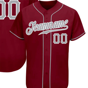 Tissu confortable d'uniformes de baseball personnalisés OEM de haute qualité avec nom et numéro d'équipe pour les vêtements de baseball et de softball - Product Image 5