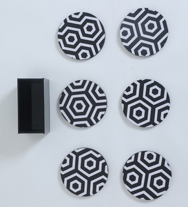 Sous-verres modernes en bois de fleurs MDF pour bureau vaisselle décorative hôtel restaurant maison cuisine table à manger boisson thé tasse à café - Product Image 5