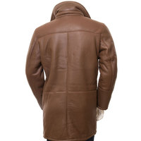 Chaqueta de Cuero Vacuno para Hombre, Diseño de Primera Calidad, Impermeable, Transpirable, Resistente al Viento, Cuello Alto, Estilo Urbano