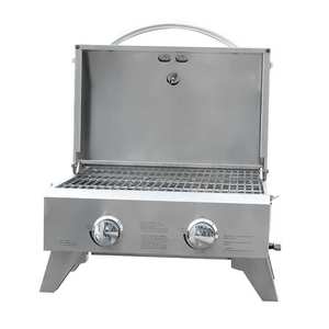 Parrilla Portátil de Acero Inoxidable Hyxion de <span class=keywords><strong>2</strong></span> Quemadores - Product Image 2