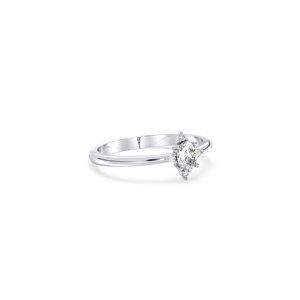 Bague solitaire en moissanite taille ovale plaquée or en argent sterling 925 avec certificat GRA, prix de gros REYES, bijoux fins pour femmes - Product Image 5