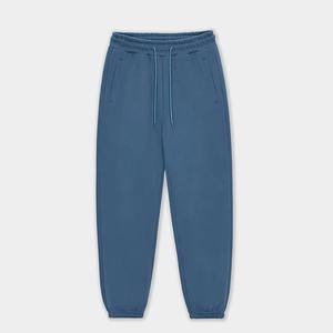 Pantalones de chándal holgados informales de talla grande para hombre a la moda al por mayor, pantalones de chándal vintage personalizados de lana con bloques de color - Product Image 2