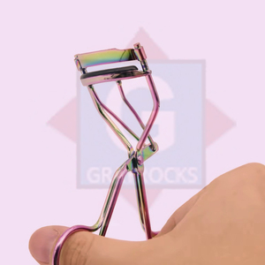 Recourbe-cils personnalisé en gros outils de maquillage de beauté greffés avec applicateur de modèle de silicone d'acier inoxydable de pointe de volume - Product Image 3