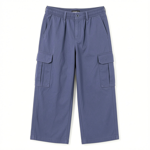 Pantalones Cargo de Cintura Alta y Pierna Ancha para Mujer, Corte Holgado, Estilo Urbano, Multibolsillos, Transpirables, Mezcla de Algodón, Casuales y Elegantes - Product Image 4