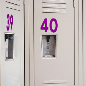 Custom UV Proof Purple <b>Vinyl</b> Lettering <b>Stickers</b> for Bakery Storefront Glass <b>Window</b> and Promo Signage - Product Image 5