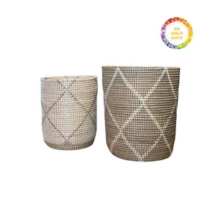 Seagrass <b>Plant</b> Pot <b>Basket</b> with Modern Rustic Style Perfect for Living Room Decor OEM Branding and Bulk Export Orders - Product Image 6
