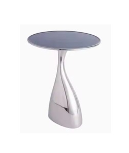 Aluminum Room <b>Decoration</b> Luxury <b>Home</b> <b>Furniture</b> New Design Metal Coffee Table Side Table Metal for Living <b>Home</b> Hotel Decor - Product Image 1