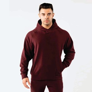 Automne hiver hommes polaire à capuche américain lettre-imprimé ourlet réglable cordon conception brodé 100% coton bouffée - Product Image 1