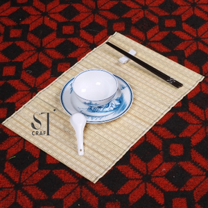 Mantel Individual de algas marinas naturales tejidas a mano de alta calidad para mesa de comedor, mantel ecológico resistente al calor hecho en Vietnam - Product Image 6