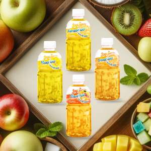 Joyce Nata De Coco boit OEM ODM purée en bouteille avec bon goût saveurs naturelles colorées - Product Image 5