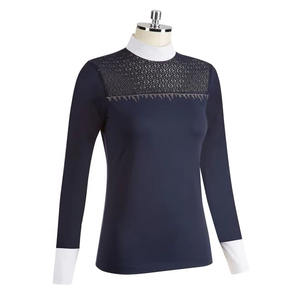 Ropa de deportes al aire libre ecuestre, camiseta de espectáculo de equitación para damas, algodón, poliéster, hecho a medida en Pakistán - Product Image 2