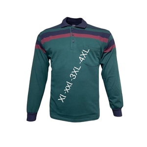 เสื้อยืดแขนยาวลายทางผู้ชาย เนื้อผ้านุ่มสบาย สวมใส่สบายๆ ผลิตจากผ้าคุณภาพ 30/2 ดีไซน์โอเวอร์ไซส์ ไซส์ใหญ่ - Product Image 4