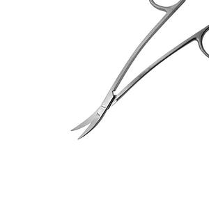Tijeras de disección afiladas de doble curva (117,4mm) Extra afiladas, con instrumento quirúrgico de acero inoxidable de un solo borde dentado - Product Image 3