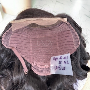 Peluca hinchable negra personalizada de cabello humano vietnamita 100% de la mejor calidad con precio al por mayor - Product Image 6