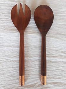 Serveur à salade en acier inoxydable de la meilleure qualité avec poignée en résine outils à salade ustensiles cuillère et fourchette de service à salade ensemble ustensiles de cuisine utilisés - Product Image 6