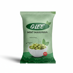 Nueces Makhana Tostadas Saladas con Sabor a Pudina de Menta, 50g, Sin Gluten, Alto Contenido de Proteínas, Bolsa con Nitrógeno - Product Image 1