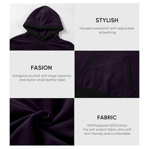 Sweat à capuche vintage en mélange polyester/coton, best-seller de l'hiver, broderie personnalisée, haute qualité, unisexe, polaire brossé - Product Image 4