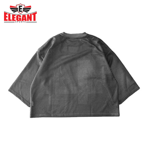 Men Mesh Jersey Shirts Polyester Sublimation Printing Breathable Fabric Football Jersey Short Sleeve Mesh for Men Elegant Sports - Product Image 6