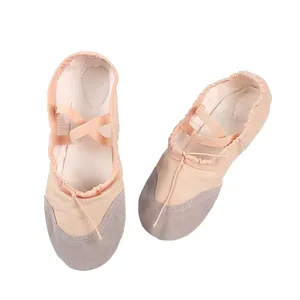 Chaussons <span class=keywords><strong>de</strong></span> <span class=keywords><strong>danse</strong></span> <span class=keywords><strong>de</strong></span> ballet en toile souple avec semelle <span class=keywords><strong>espagnole</strong></span> pour femmes et enfants, chaussures <span class=keywords><strong>de</strong></span> pratique confortables à griffes <span class=keywords><strong>de</strong></span> chat - Product Image 3