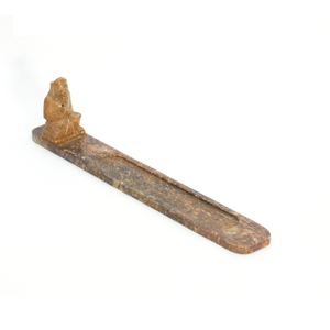 Soporte de incienso de mármol de esteatita (Agarbatti) para Pooja/decoración del hogar | Artículos de artesanía de mármol de esteatita de 7 pulgadas - Product Image 1