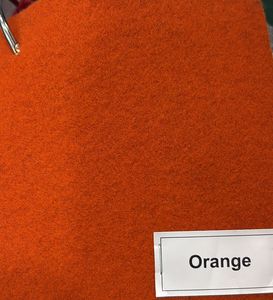 ผ้าเบลเซอร์ขนสัตว์แท้ 100% ออร์แกนิค ผลิตจากโรงงาน แบบสองด้าน สีส้ม สำหรับเสื้อเบลเซอร์และเสื้อโค้ทชายและหญิง - Product Image 2