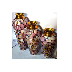 Support de Vase de fleurs décor de maison pots de fleurs Vases jardinières décoratives Design nordique Design personnalisé marbre vert meilleure finition - Product Image 5