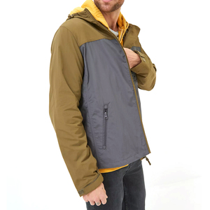 Chaqueta cortavientos impermeable de corte regular de calidad superior para hombre Chaqueta de invierno impresa con logotipo personalizado Chaquetas baratas al por mayor - Product Image 1