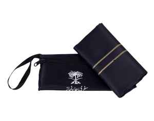 Alfombra de Oración Al-Fajr Premium Hecha a Mano de Poliéster-Nylon, Antibacteriana, Antideslizante, Lavable, Ligera, Duradera, Textura Suave - Product Image 2