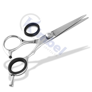 Ciseaux de coiffeur amincissants en acier inoxydable de finition mate noire pour la coiffure de salon et de salon de coiffure - Product Image 2