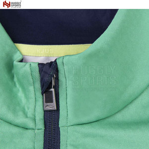 Men's New Style Half <b>Zip</b> <b>Shirts</b> with Solid Color Long Sleeves Customized Logo Made of Polyester/Cotton - Product Image 4