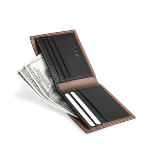 Portefeuille Slim en cuir marron pour homme - Product Image 2