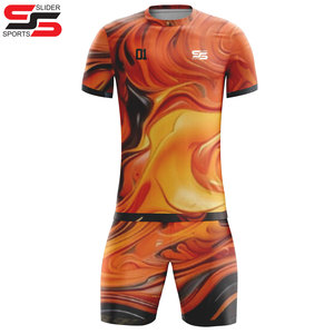 Conjunto de uniforme de fútbol personalizado, kit de fútbol totalmente sublimado con diseño personalizado y logotipo - Product Image 5