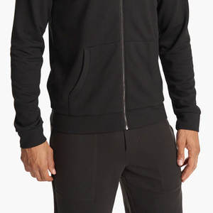 Sudadera con capucha ligera con cremallera para la temporada de invierno, sudaderas con capucha con cremallera para hombre con logotipo personalizado para ropa informal al aire libre, sudaderas con capucha para hombre a precio barato - Product Image 2