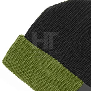 Couleur personnalisée Jacquard 100% coton respirant et imperméable écologique de haute qualité Bonnets Chapeaux - Product Image 6