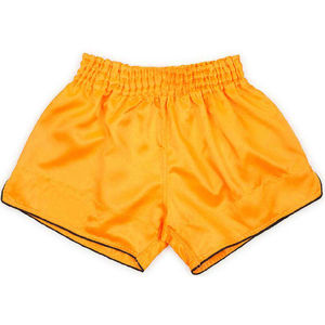 Pantalones Cortos de Boxeo Muay Thai Unisex al por Mayor, Suaves, Transpirables, con Logotipo Frontal, de Secado Rápido, 100% Poliéster - Product Image 6