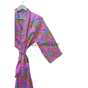 Kimono léger en coton fleuri respirant taille élastique confortable Style décontracté japonais à manches longues soirée de plage - Product Image 3